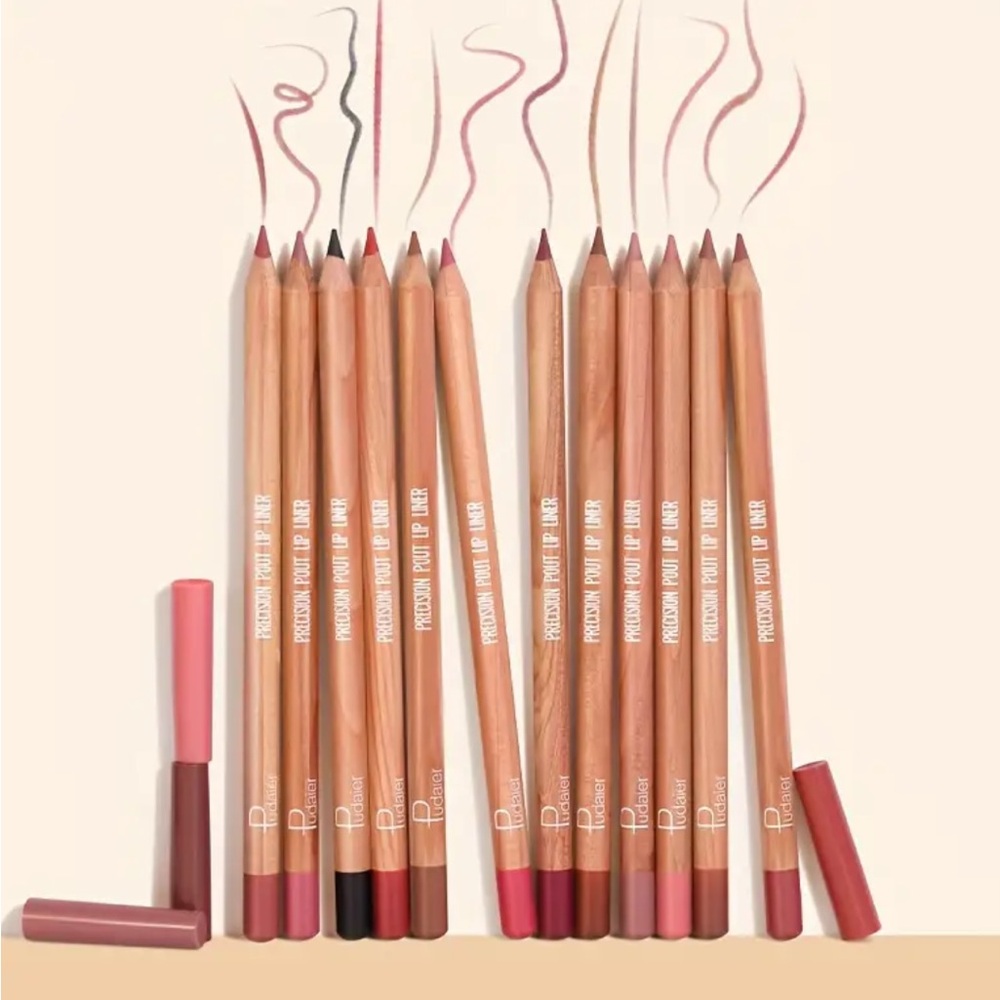 Neutral & Pink Lip Liner Pencil Set - Precision Point